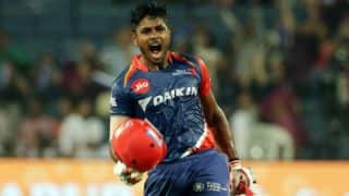 IPL 2017: Sanju Samson's maiden century helps Delhi Daredevils (DD) thrash Rising Pune Supergiant (RPS) by 97 runs in match 9